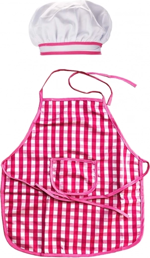 Grembiule e cappello da chef per un piccolo chef