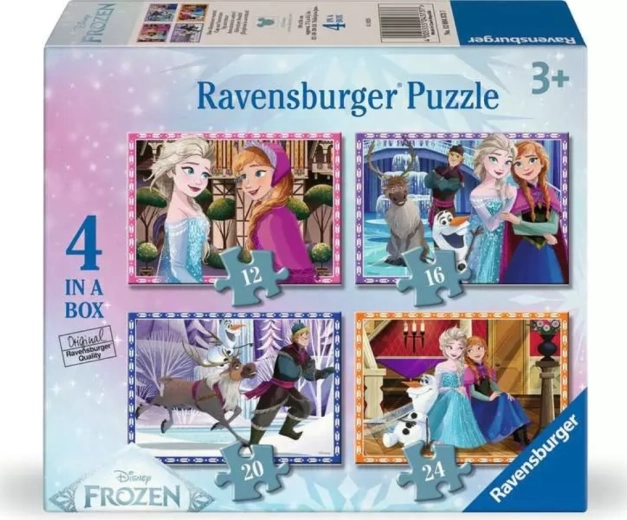 Puzzle Ravensburger Frozen 4 in 1 (12, 16, 20, 24 pezzi)