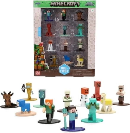 Jada Minecraft figurine in metallo 4 cm (12 pz)