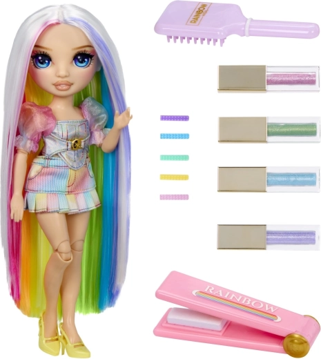 Capelli arcobaleno per acconciature creative