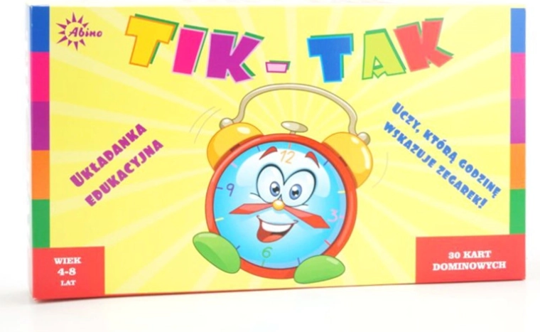 Puzzle Tik Tak – domino per imparare a leggere l’ora