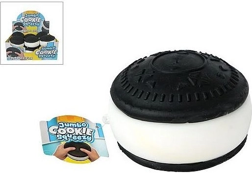 Pallina antistress da stringere a forma di biscotto al cioccolato 11,5 cm