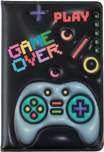 Taccuino A5 per gamer con copertina rigida e rivestimento in schiuma