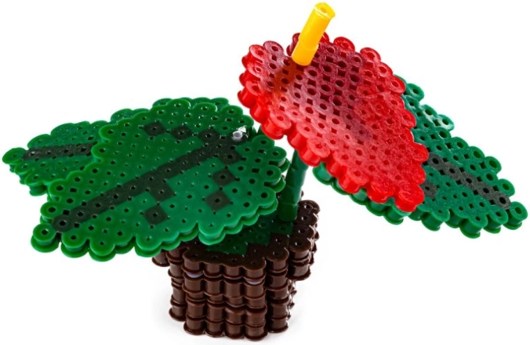 Modello 3D di anthurium come decorazione