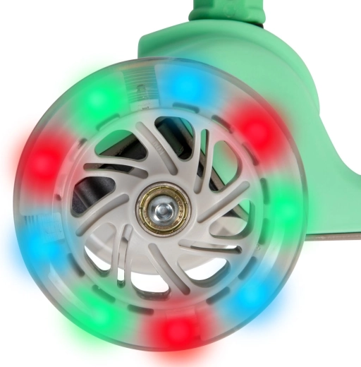 Ruote LED luminose per una guida divertente