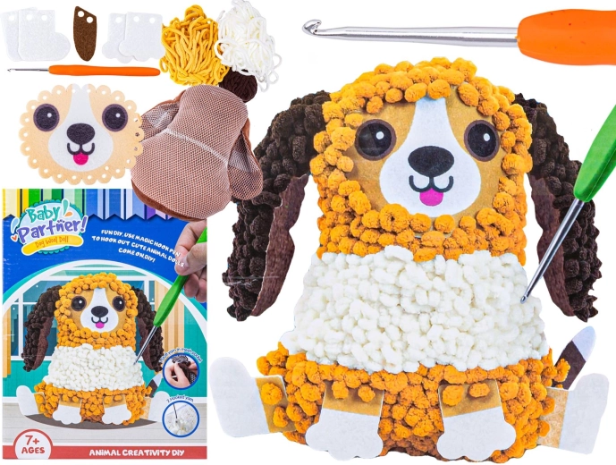 Kit creativo per realizzare un cagnolino di peluche fai da te - 1 pezzo