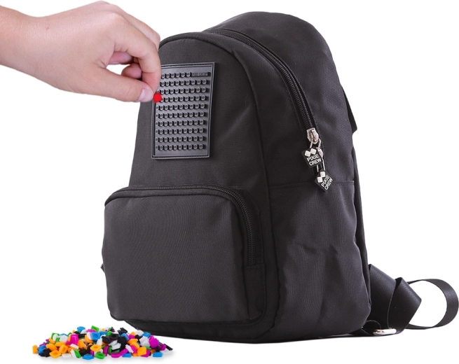 Zaino per ragazzi Pixie Crew con pannello creativo nero
