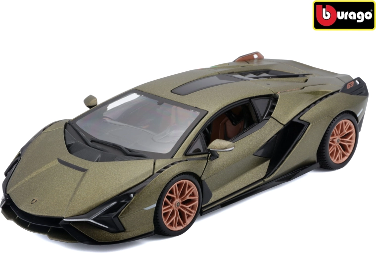 Bburago Lamborghini Sián FKP 37 in scala 1:24 verde opaco