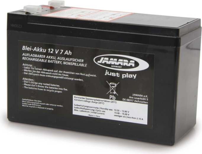 JAMARA batteria al piombo 12 V 7 Ah per veicolo elettrico - 1 pezzo