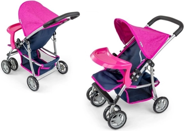 Passeggino per bambole Milly Mally Kate Prestige Navy