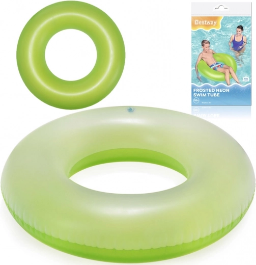 Bestway anello gonfiabile galleggiante neon arancione 91 cm – verde
