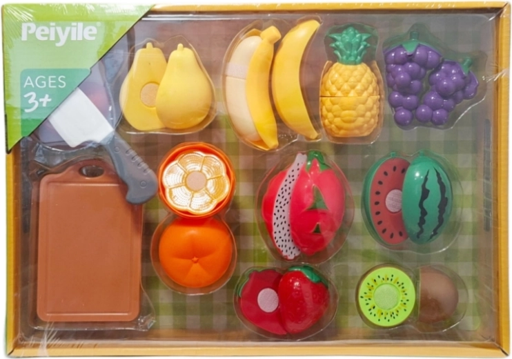 Set per bambini per tagliare la frutta con tagliere e coltello sicuro