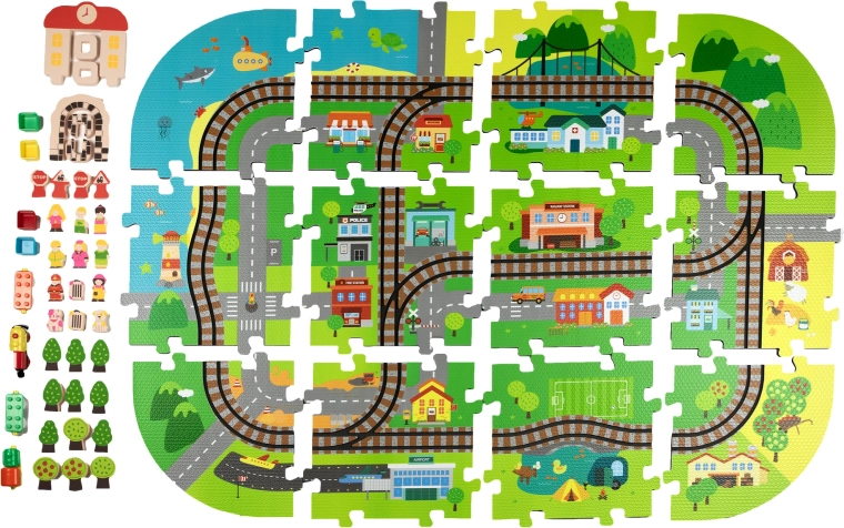 Città 3D per il gioco creativo
