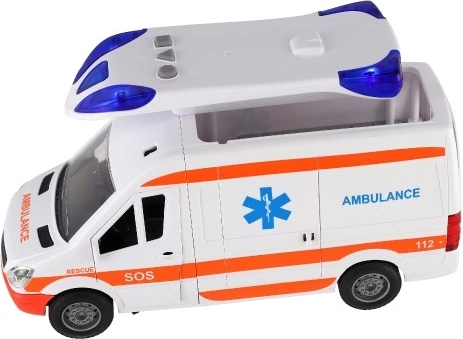 Effetti luminosi e sonori come una vera ambulanza