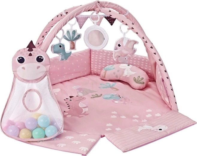 Tummy time supportato con mini cuscinetto