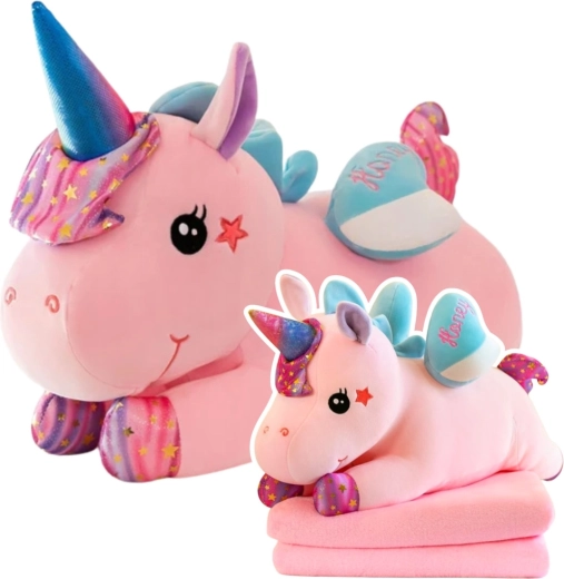 3 in 1: peluche, cuscino e coperta