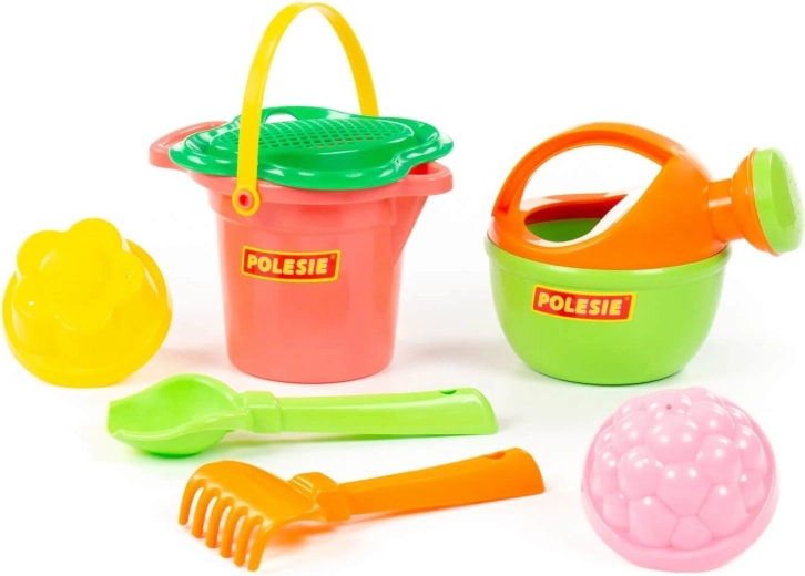 Set da sabbia con secchiello piccolo e annaffiatoio - 1 pezzo