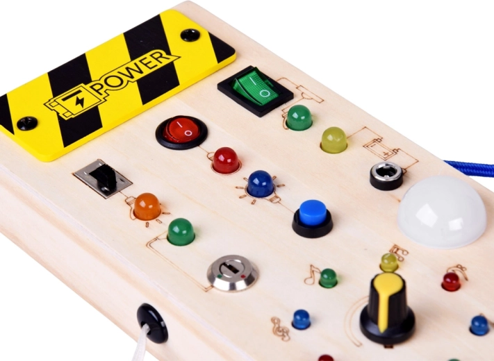 Apprendimento causa–effetto con LED luminosi