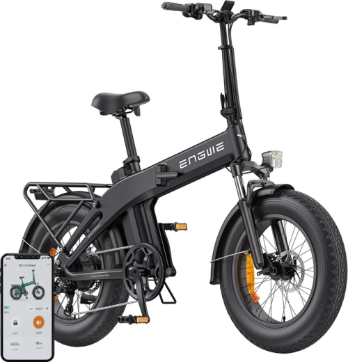 Bici elettrica pieghevole Engwe EP-2 3.0 Boost 250 W 20" nera
