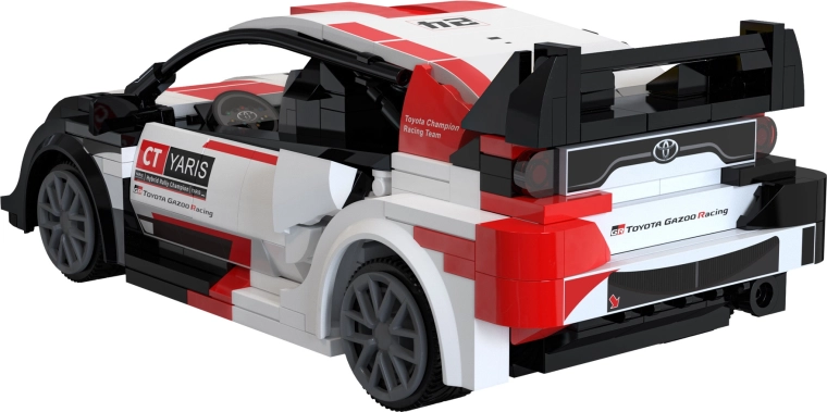 Design rally dettagliato con pezzi stampati