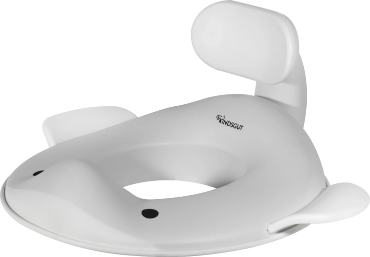 Kindsgut riduttore WC per bambini balena grigio chiaro