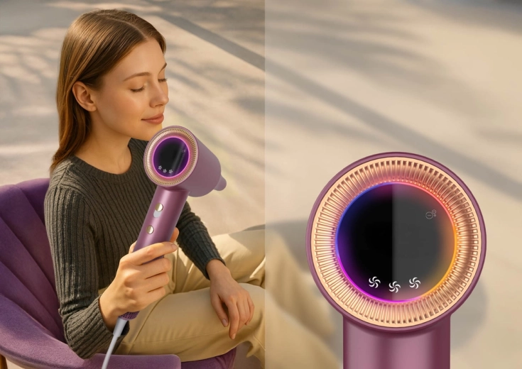 Regolazione intelligente della temperatura con display LED