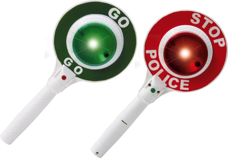 Paletta segnaletica della polizia Jamara stop/go con luce - 1 pezzo