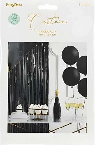 Tenda party nera 100 × 200 cm