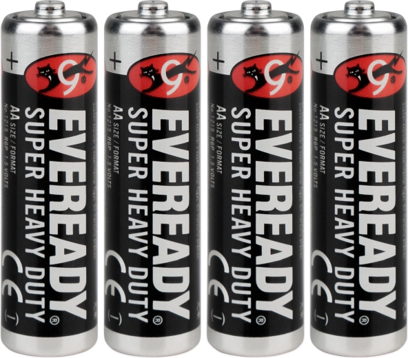 Energizer Eveready Super Heavy Duty AA (R6) 4 pz