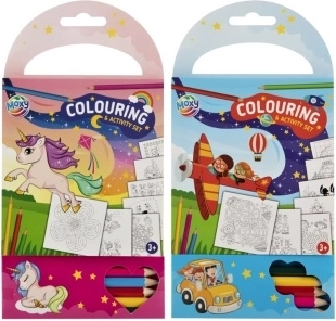 Moxy album da colorare con pastelli (60 fogli, 5 pz) 3+