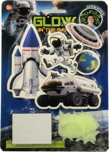 Adesivi murali luminosi stelle e spazio