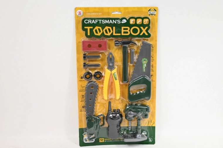 Set di attrezzi su blister - 1 pezzo