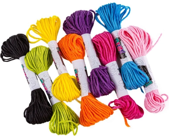 Cordoncini colorati per combinazioni infinite