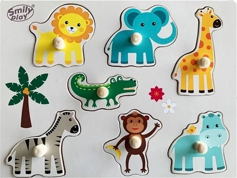 Puzzle per bambini con animali SmilyPlay