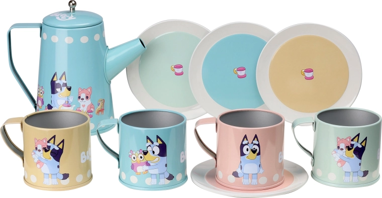 Servizio da tè per bambini Bluey – 10 pezzi