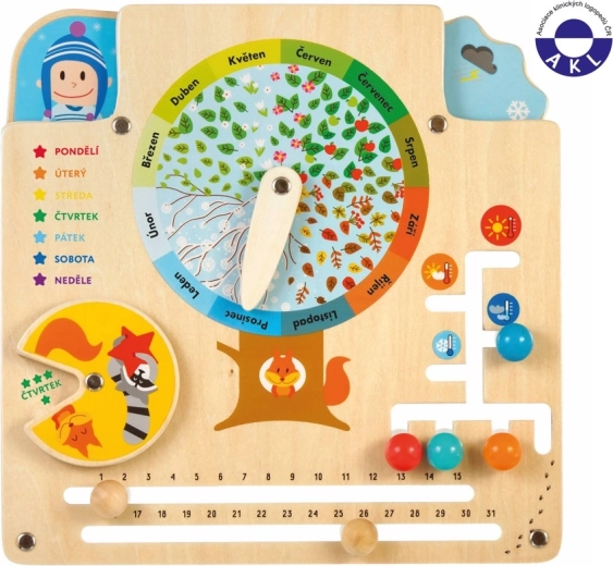 Lucy & Leo Calendario della natura – tavola educativa in legno