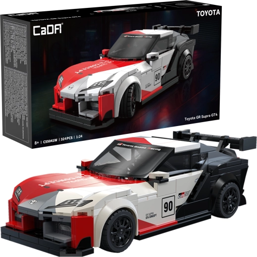 Set di costruzione CaDA auto da corsa TOYOTA GR Supra GT4 (1:24, 324 pezzi)
