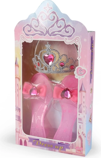 Set da principessa con scarpette rosa