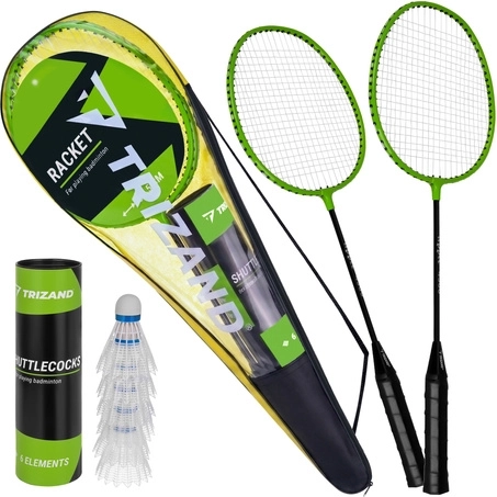 Set da badminton Trizand in custodia (9 pezzi)