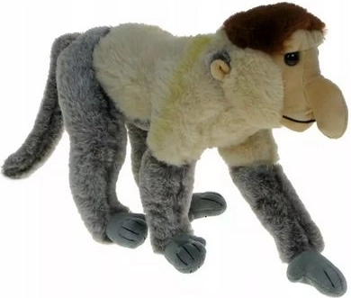 Scimmia di peluche nasica (kahau) 30 cm