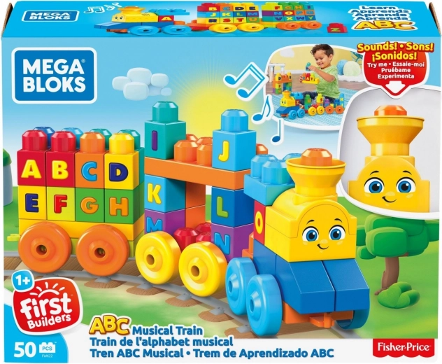 Mega Bloks trenino musicale con letterine
