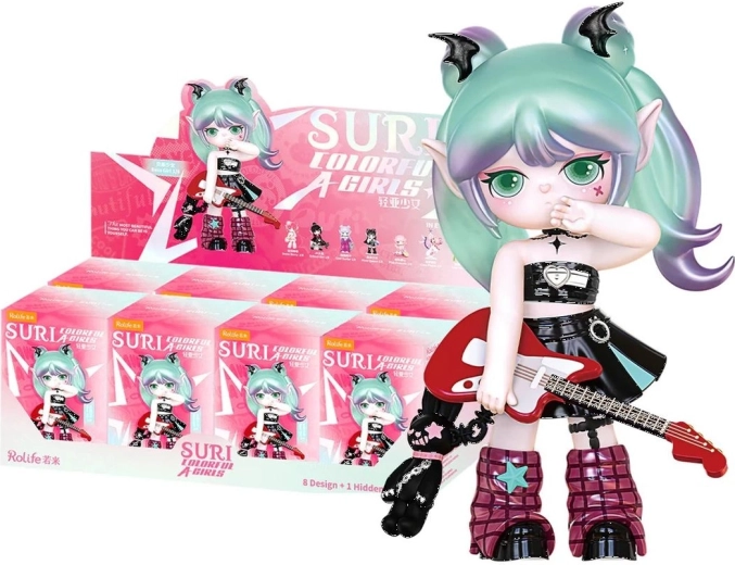 Rolife Suri Colorful Girls statuina da collezione in blind box - 1 pezzo
