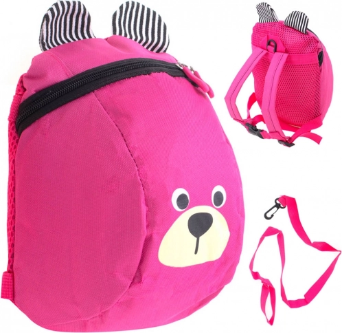 Zainetto per bambini in età prescolare orsetto – Rosa