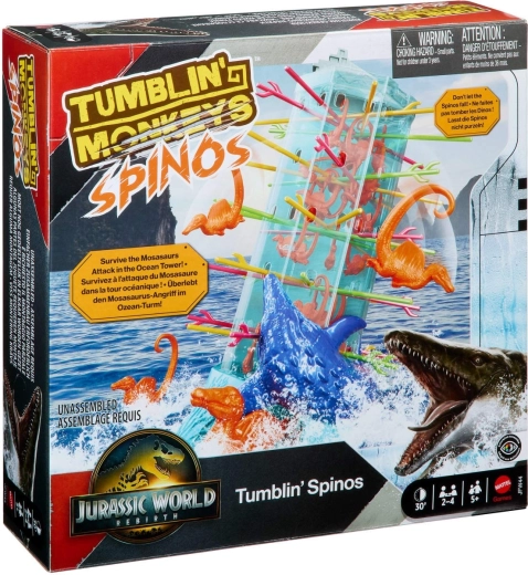 Jurassic World dinosauri che cadono – gioco di destrezza per tutta la famiglia