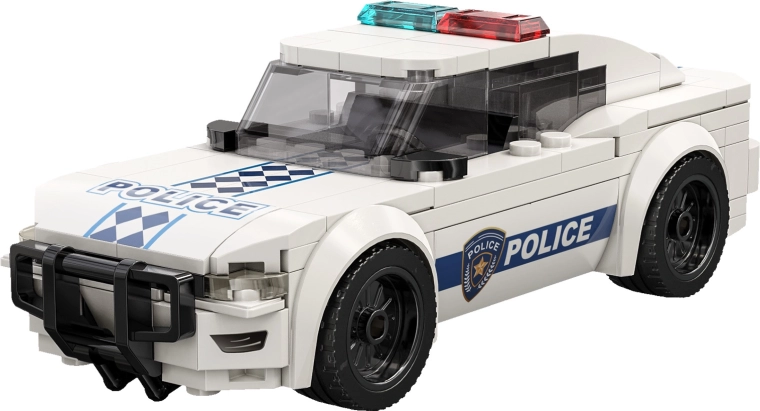 Iconico look da auto della polizia