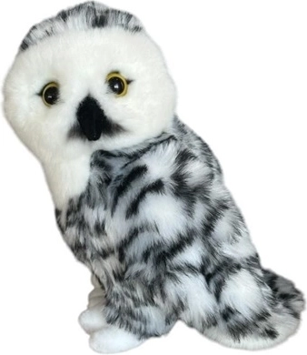 Gufo delle nevi di peluche 25 cm