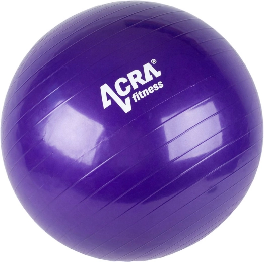 Palla da ginnastica ACRA viola 65 cm