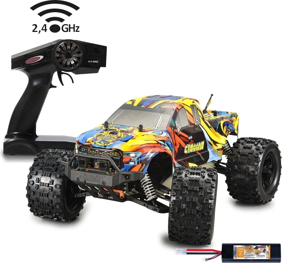 Jamara Crossmo monster truck 4WD 1:10 con batteria LiPo