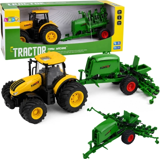 Trattore con seminatrice con luci e suoni 1:24