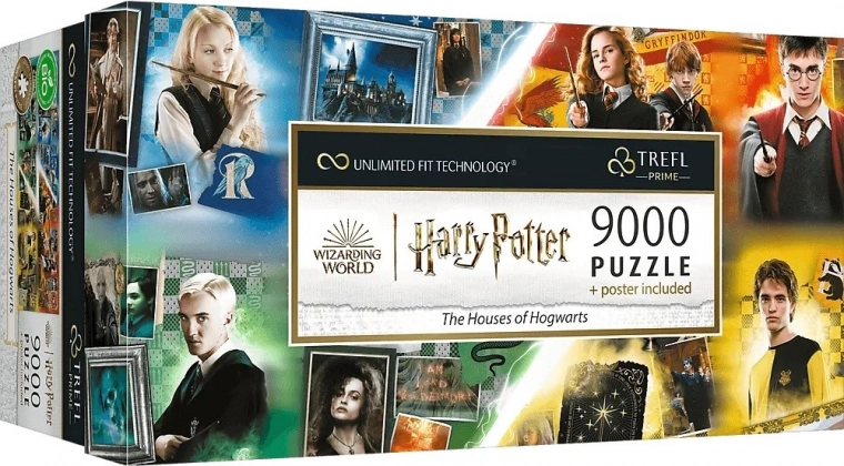 Puzzle 9000 pezzi Case di Hogwarts Harry Potter